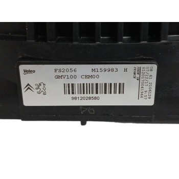 Recambio de electroventilador para citroën c-elysée 1.6 16v vti referencia OEM IAM 9812028580  