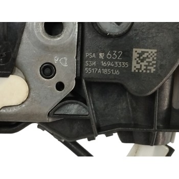Recambio de cerradura puerta trasera izquierda para peugeot 508 sw 2.0 blue-hdi fap referencia OEM IAM 16943335 PSA192632 