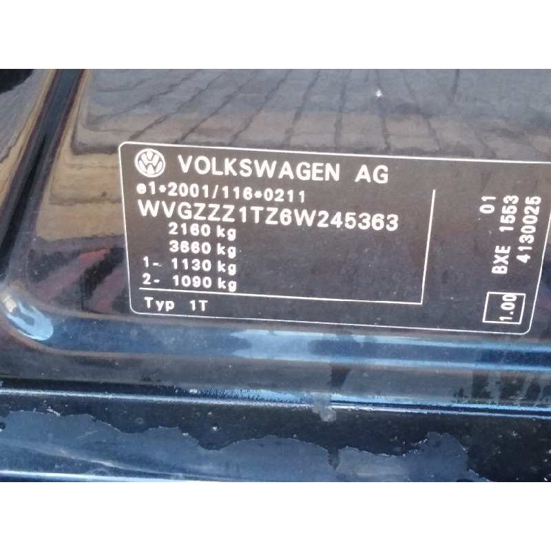 VOLKSWAGEN TOURAN (1T1, 1T2) 2007