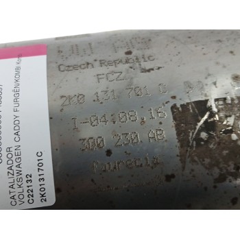Recambio de catalizador para volkswagen caddy furgón/kombi kombi referencia OEM IAM 2K0131701C 3Q0230AB 