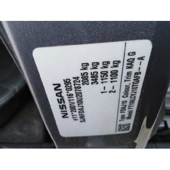 nissan qashqai (j10) del año 2010