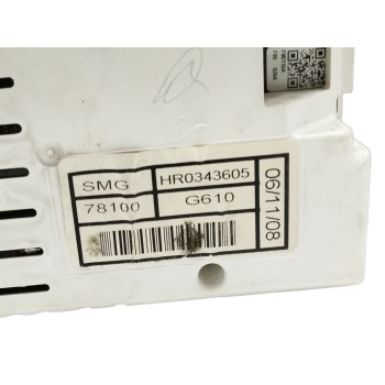 Recambio de cuadro instrumentos para honda civic berlina 5 (fk) 1.8 vtec cat referencia OEM IAM 78100G610 HR0343605 