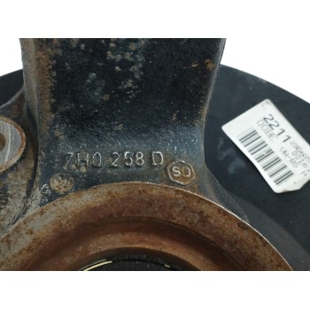 Recambio de mangueta delantera derecha para volkswagen t5 transporter/furgoneta 1.9 tdi cat (axb) referencia OEM IAM 7H0258D  