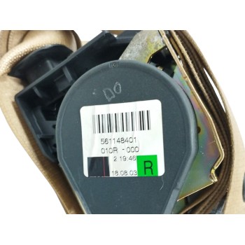 Recambio de cinturon seguridad delantero derecho para bmw serie 7 (e65/e66) 730d referencia OEM IAM 561148401  