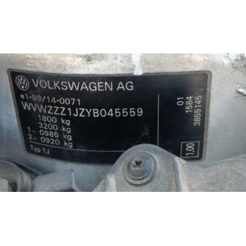 volkswagen golf iv berlina (1j1) del año 1999