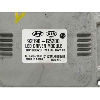 Recambio de centralita faros xenon para kia niro e-niro drive referencia OEM IAM 92190G5200  
