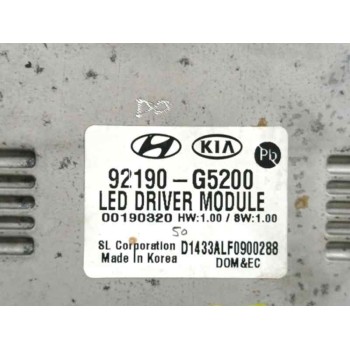 Recambio de centralita faros xenon para kia niro e-niro drive referencia OEM IAM 92190G5200  