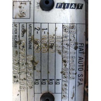 fiat stilo (192) del año 2003