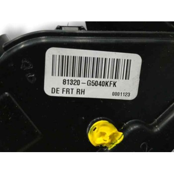 Recambio de cerradura puerta delantera derecha para kia niro e-niro drive referencia OEM IAM 81320G5040 OBSERVAR FOTO 81320G5040