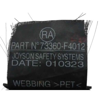 Recambio de cinturon seguridad trasero derecho para toyota c-hr (_x1_) 1.8 hybrid (zyx10_, zyx11_) referencia OEM IAM 73360F4012