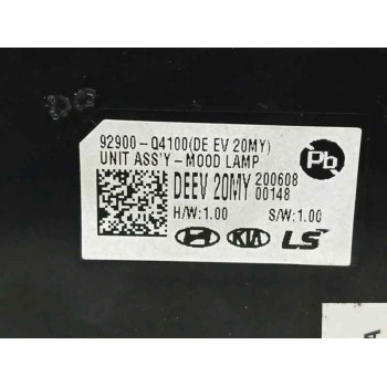 Recambio de modulo electronico para kia niro e-niro drive referencia OEM IAM 92900Q4100 OBSERVAR FOTO CONTROL LUZ AMBIENTE