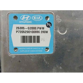 Recambio de modulo electronico para kia niro e-niro drive referencia OEM IAM 25385G2000 CONTROLADOR DE VENTILADOR 