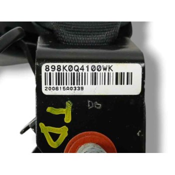 Recambio de enganche cinturon derecho para kia niro e-niro drive referencia OEM IAM 898K0Q4100WK TRASERO 