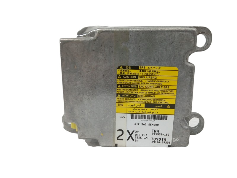 Recambio de centralita airbag para toyota avensis berlina (t25) 2.0 turbodiesel cat referencia OEM IAM 8917005220 215955102 Recambio de centralita airbag para toyota avensis berlina (t25) 2.0 turbodiesel cat referencia OEM IAM 8917005220 215955102