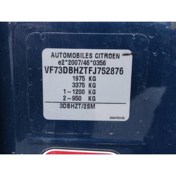 Recambio de carroceria corte para citroën c4 picasso 1.6 blue-hdi fap referencia OEM IAM   