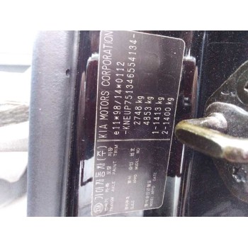 kia carnival ii (gq) del año 2004