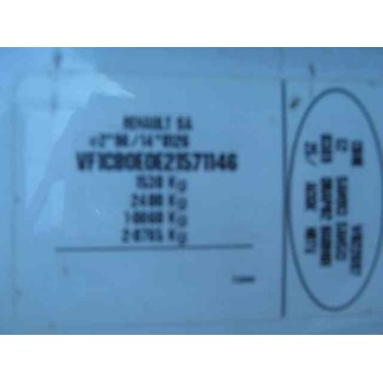 renault clio ii fase i (b/cbo) del año 1999