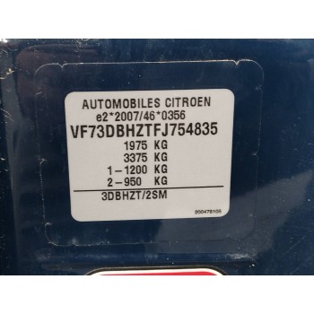 Recambio de carroceria corte para citroën c4 picasso 1.6 blue-hdi fap referencia OEM IAM   