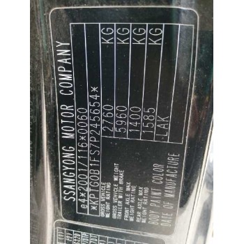 ssangyong rexton / rexton ii (gab_) del año 2007