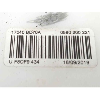 Recambio de aforador para nissan qashqai (j11) (2021 - ...) 1.3 dig-t referencia OEM IAM 17040BD70A 0580200221 