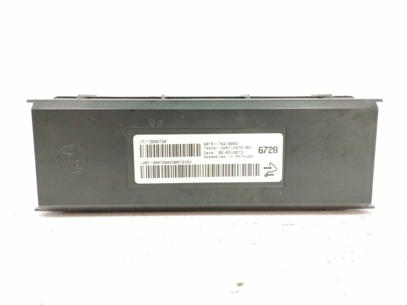 Recambio de modulo electronico para opel astra j gtc sportive referencia OEM IAM 13586728 Recambio de modulo electronico para opel astra j gtc sportive referencia OEM IAM 13586728