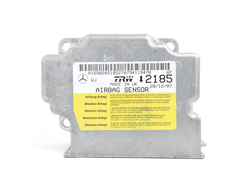 Recambio de centralita airbag para mercedes-benz clase a (w169) 2.0 cdi cat referencia OEM IAM A1698202185 Recambio de centralita airbag para mercedes-benz clase a (w169) 2.0 cdi cat referencia OEM IAM A1698202185