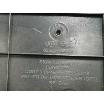 Recambio de guarnecido puerta delantera derecha para kia niro e-niro drive referencia OEM IAM 82322G5000  