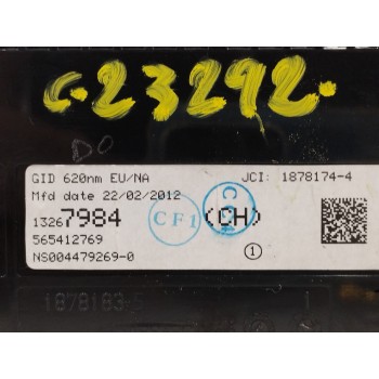 Recambio de pantalla multifuncion para opel astra j lim. 1.7 16v cdti referencia OEM IAM 13267984  