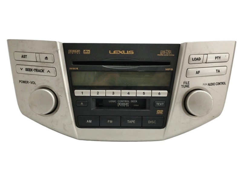 Recambio de sistema audio / radio cd para lexus rx 3.3 v6 24v cat referencia OEM IAM 8612048A60 FXMG8767DV 