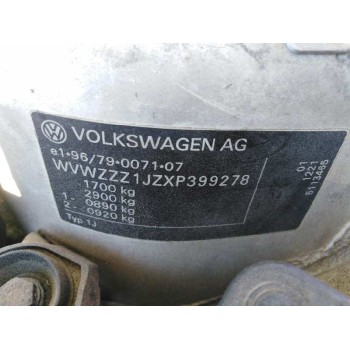 volkswagen golf iv berlina (1j1) del año 1999