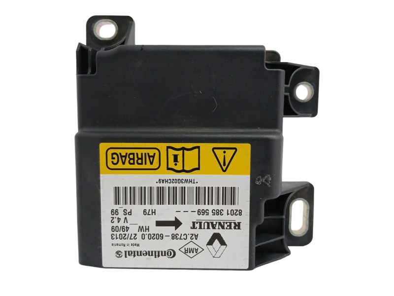 Recambio de centralita airbag para dacia duster 1.5 dci diesel fap cat referencia OEM IAM 8201385569 A2C73860200 Recambio de centralita airbag para dacia duster 1.5 dci diesel fap cat referencia OEM IAM 8201385569 A2C73860200
