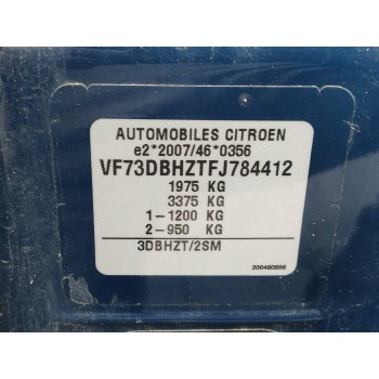 Recambio de carroceria corte para citroën c4 picasso 1.6 blue-hdi fap referencia OEM IAM   