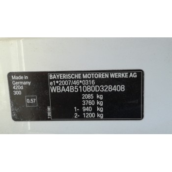 bmw 4 gran coupe (f36) del año 2014