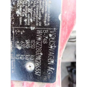 volkswagen polo (801/803) del año 1992