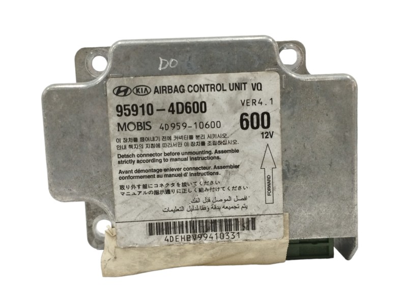 Recambio de centralita airbag para kia carnival 2.9 crdi cat referencia OEM IAM 959104D600  