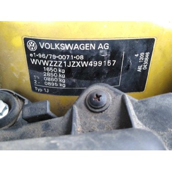 volkswagen golf iv (1j1) del año 1999