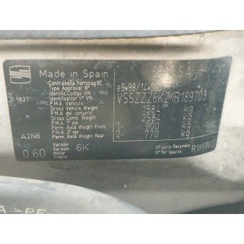 Recambio de carroceria corte para seat ibiza (6k1) 1.9 tdi referencia OEM IAM   