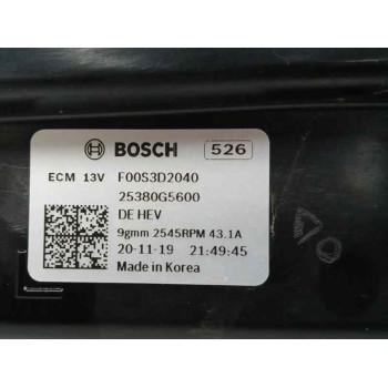 Recambio de electroventilador para kia niro (2016 - ...) drive referencia OEM IAM 25380G5600 F00S3D2040 3137232025