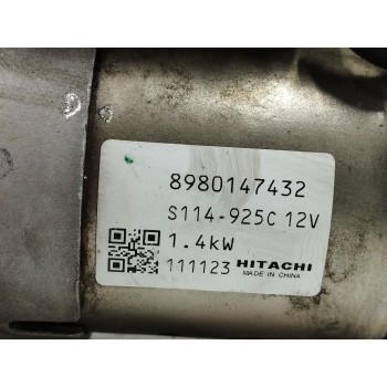 Recambio de motor arranque para opel astra j lim. 1.7 16v cdti referencia OEM IAM 8980147432 S114925C 