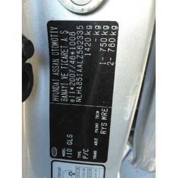 hyundai i10 ii (ba, ia) del año 2019