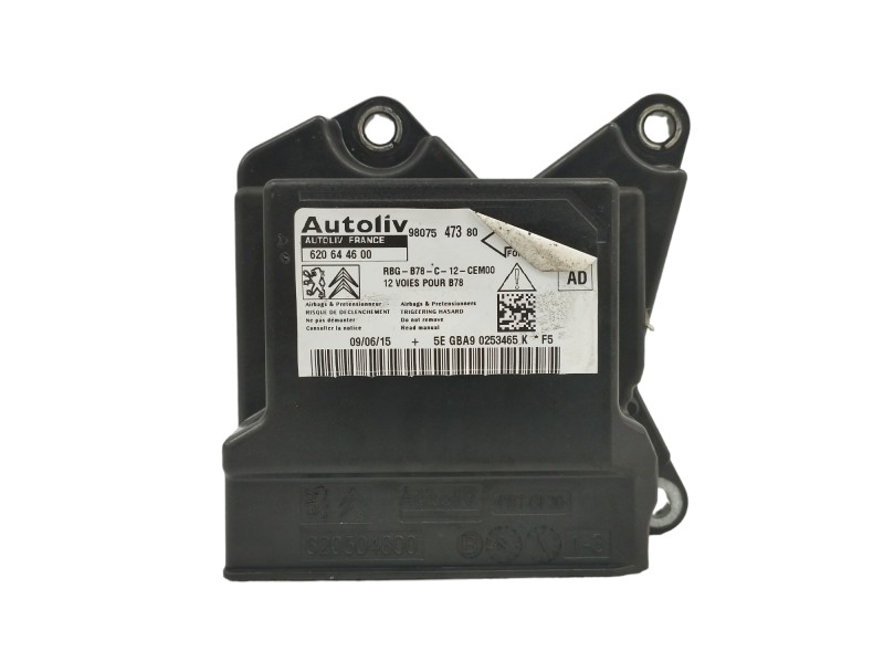 Recambio de centralita airbag para citroën c4 picasso 1.6 blue-hdi fap referencia OEM IAM 9807547380 620644600 