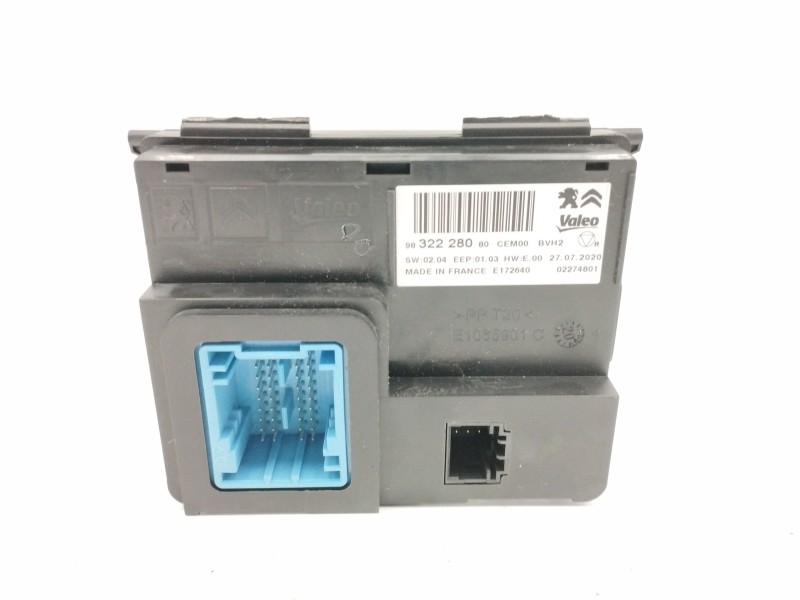 Recambio de modulo electronico para peugeot expert furgón v 1.5 bluehdi 120 referencia OEM IAM 9832228080 Recambio de modulo electronico para peugeot expert furgón v 1.5 bluehdi 120 referencia OEM IAM 9832228080