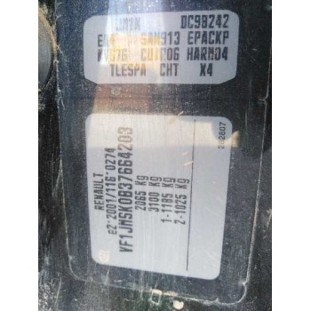 renault scenic ii del año 2007