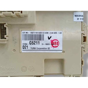 Recambio de caja reles / fusibles para kia niro (2016 - ...) drive referencia OEM IAM 91950G5211  