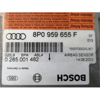 Recambio de centralita airbag para audi a3 (8p) 1.9 tdi referencia OEM IAM 8P0959655F 0281001482 