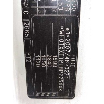 ford transit connect (tc7) del año 2012