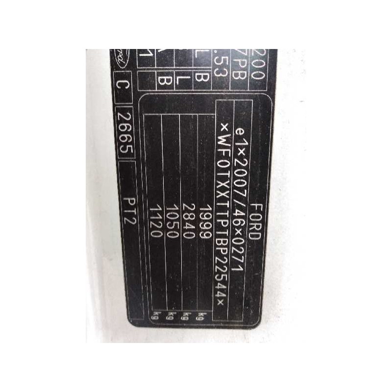 FORD TOURNEO CONNECT 2012