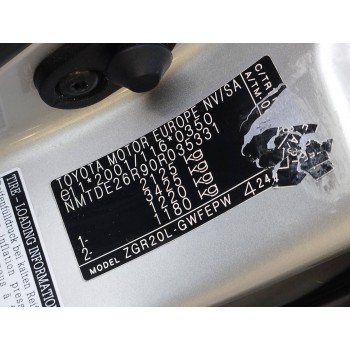 Recambio de carroceria corte para toyota verso 1.6 16v cat referencia OEM IAM   