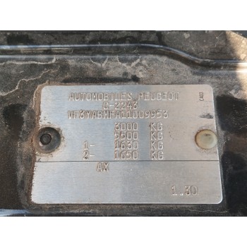 peugeot boxer furgoneta del año 2006