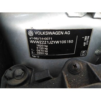 volkswagen bora berlina (1j2) del año 1999